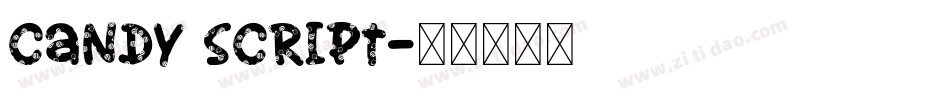 Candy Script字体转换